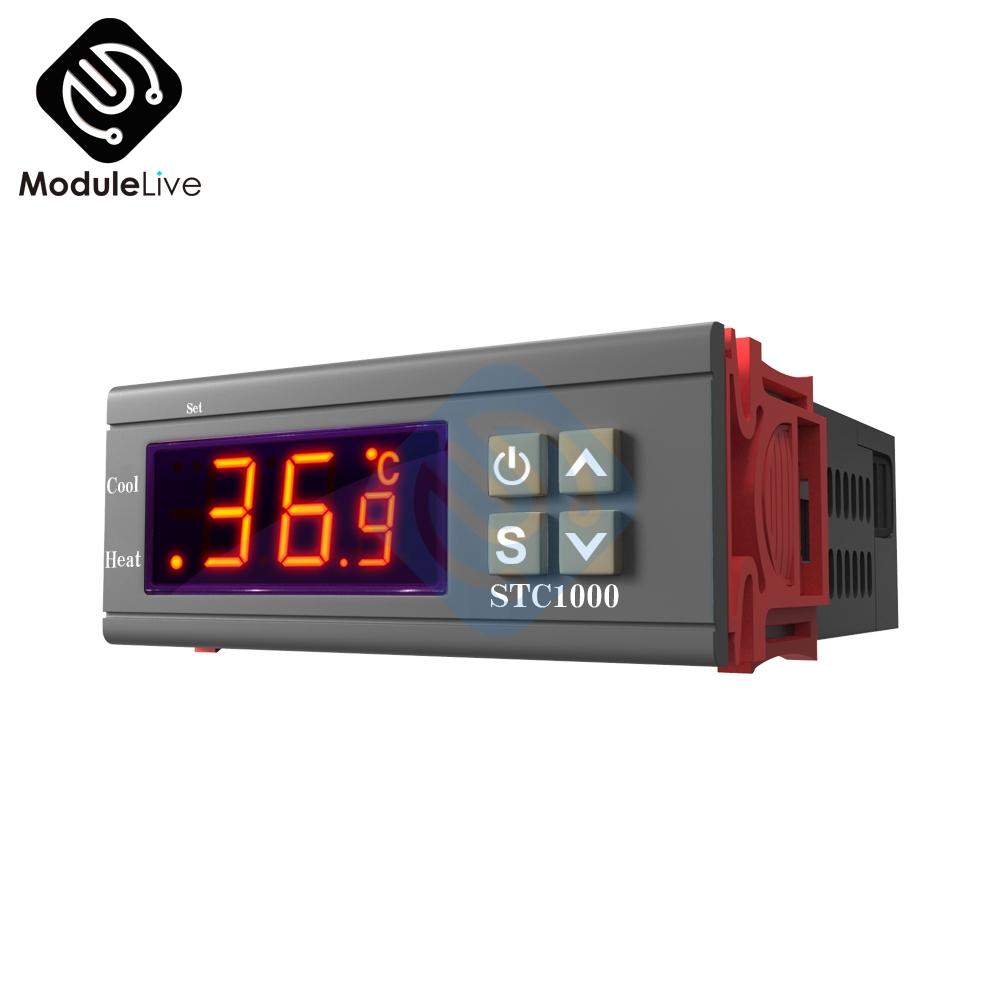 STC-1000 DC 12V 24V LED Digital Temperature Controller Thermostat Incubator with Heater Cooler Sensor AC 110V 220V 10A Stc 1000
STC-1000 DC 12V 24V LED Digital Temperature Controller Thermostat Incubator with Heater Cooler Sensor AC 110V 220V 10A Stc 1000