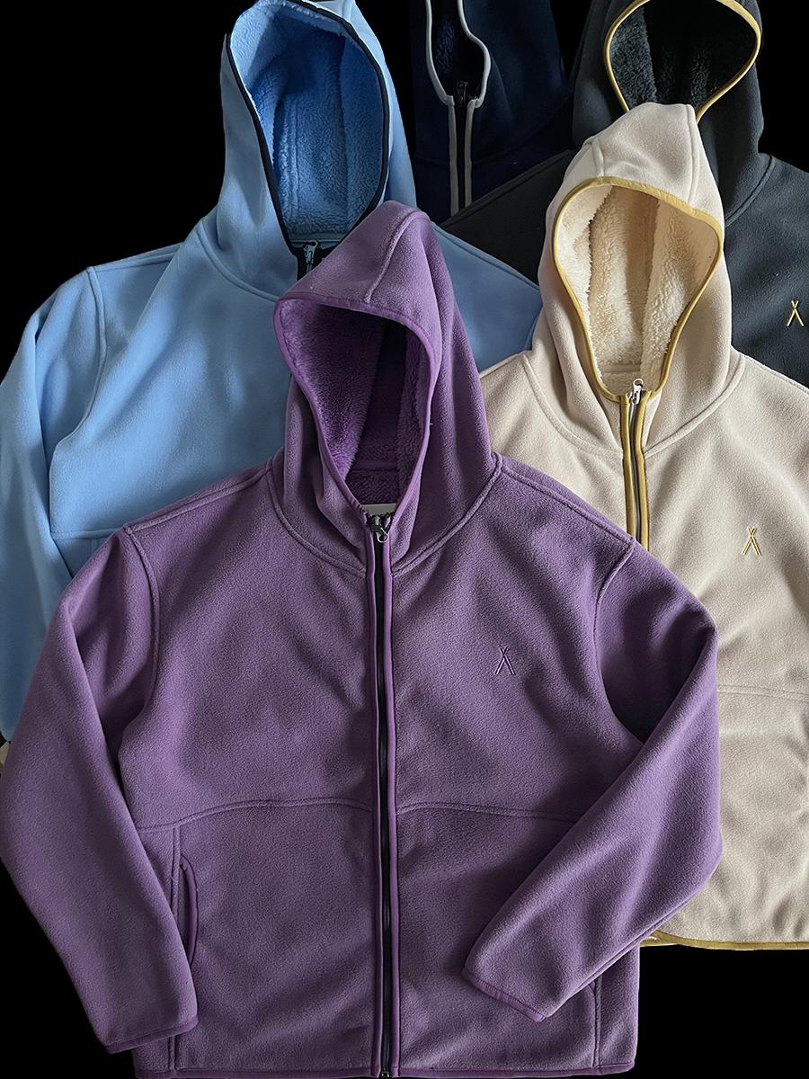 Color-block Heavyweight Fleece Japanese Style Lambswool Hooded Warm Windproof Jacket for Autumn/Winter L (Recommended 125-140 jin) небесно-голубой
Color-block Heavyweight Fleece Japanese Style Lambswool Hooded Warm Windproof Jacket for Autumn/Winter L (Recommended 125-140 jin) небесно-голубой