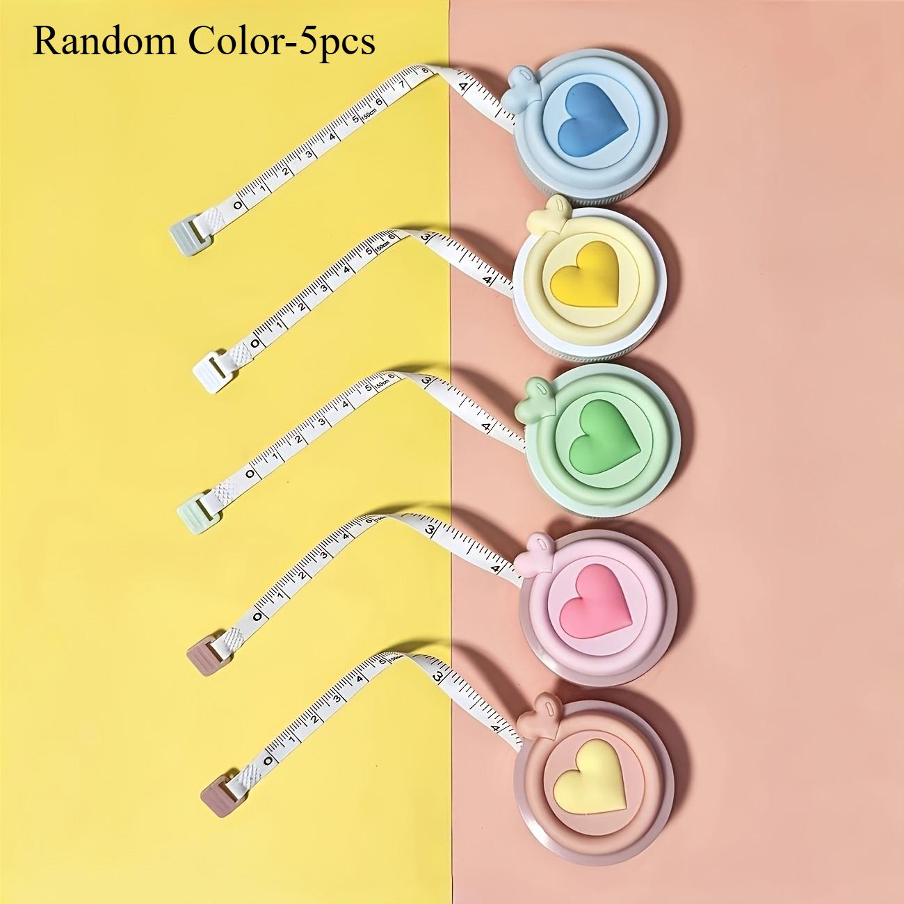 5pcs Mini Tape Measures Small Tape Measures for Artistic Sewing Mini Tape Measure Portable Yard/meter Tape for Waist and Body 1.5M
5pcs Mini Tape Measures Small Tape Measures for Artistic Sewing Mini Tape Measure Portable Yard/meter Tape for Waist and Body 1.5M