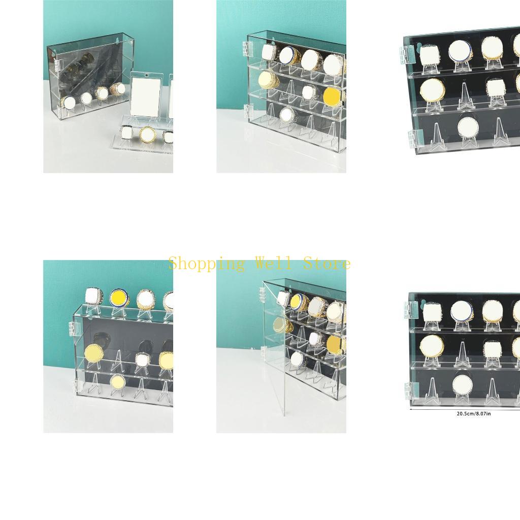 KX4B Large Championship Rings Holder Slots Acrylics Display Case Protective Wall Mounted Storage Rack for Baseball Rings China Mainland
KX4B Large Championship Rings Holder Slots Acrylics Display Case Protective Wall Mounted Storage Rack for Baseball Rings China Mainland