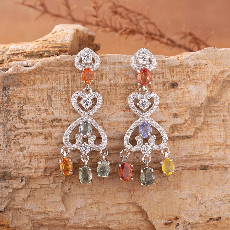 Natural Sapphire Colored Sapphire Stud Earrings Women S S925 Sterling Silver Colored Sapphire Ear Jewelry Earrings
Natural Sapphire Colored Sapphire Stud Earrings Women S S925 Sterling Silver Colored Sapphire Ear Jewelry Earrings