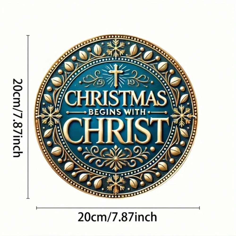 Vintage Blue Christmas Metal Wall Art Round Sign Home Bar Cafe Decor
Vintage Blue Christmas Metal Wall Art Round Sign Home Bar Cafe Decor