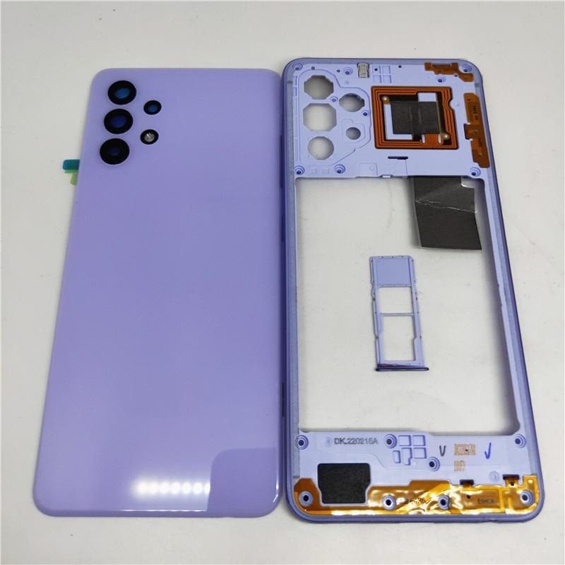 Full Housing For Samsung Galaxy A32 4G A325 Middle Frame Cover+Battery Back Cover Rear Door Cover Repair parts чёрный
Full Housing For Samsung Galaxy A32 4G A325 Middle Frame Cover+Battery Back Cover Rear Door Cover Repair parts чёрный