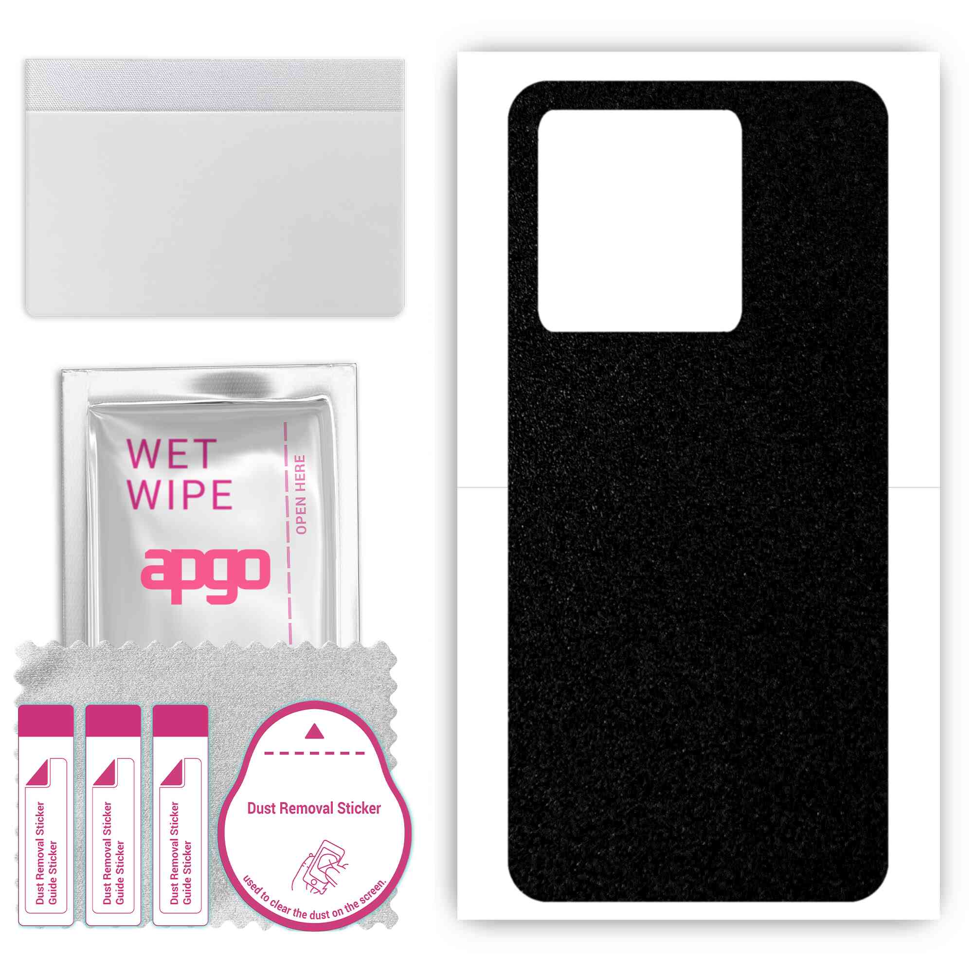 Apgo Protective Skin Sticker для задньої панелі, сумісної з Xiaomi 13T Pro, Wrap Film, Foil, Vinyl - Pattern Matte Black
Apgo Protective Skin Sticker для задньої панелі, сумісної з Xiaomi 13T Pro, Wrap Film, Foil, Vinyl - Pattern Matte Black