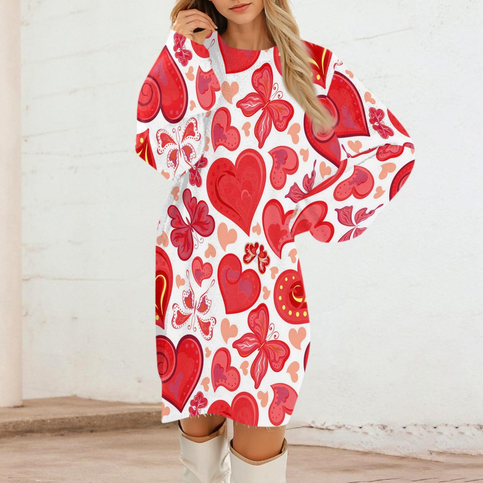 Женские повседневные платья с круглым вырезом и длинным рукавом на День святого Валентина из плюша в градиентную клетку M винный
Женские повседневные платья с круглым вырезом и длинным рукавом на День святого Валентина из плюша в градиентную клетку M винный