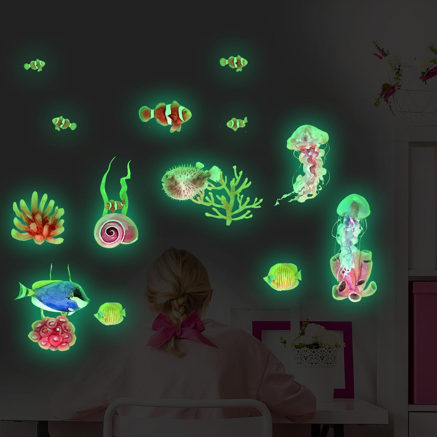 Ocean Fish Turtle Luminous Sticker Decoration Wall Sticker Fluorescent Sticker Room Bedroom Living Room 20x30cm
Ocean Fish Turtle Luminous Sticker Decoration Wall Sticker Fluorescent Sticker Room Bedroom Living Room 20x30cm