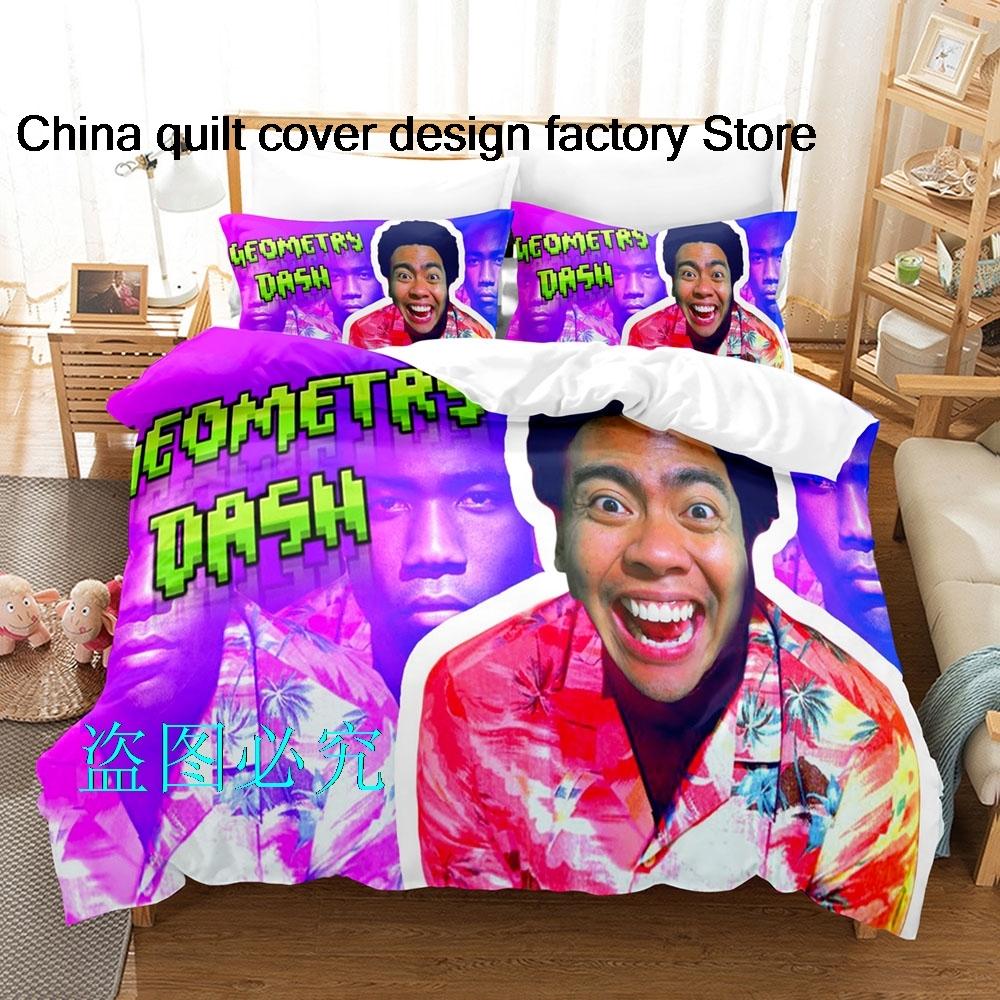 Comforter Hip Hop Angry Geometry Dash Bedding Set Single Twin Full Queen King Size Bed Set Adult Kid Bedroom s Parure De Comforter (quilt)-EU Single(135*200cm)3pcs
Comforter Hip Hop Angry Geometry Dash Bedding Set Single Twin Full Queen King Size Bed Set Adult Kid Bedroom s Parure De Comforter (quilt)-EU Single(135*200cm)3pcs