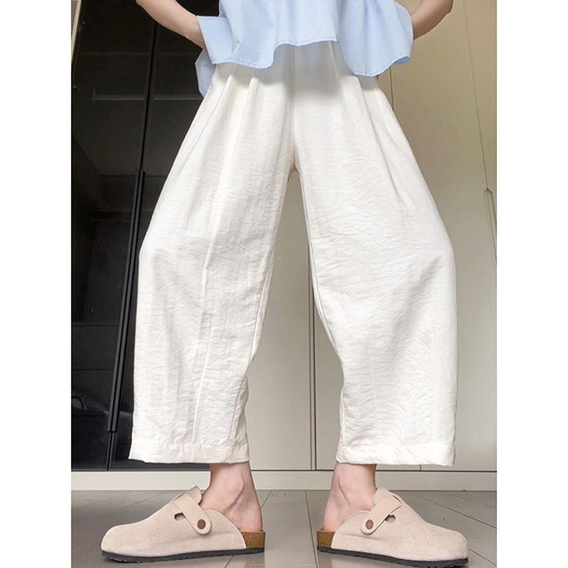 Ice Silk Thin Section Plus Size Ladies Slim Looking Casual Ankle-Length Pants Apricot Pants 5XL
Ice Silk Thin Section Plus Size Ladies Slim Looking Casual Ankle-Length Pants Apricot Pants 5XL