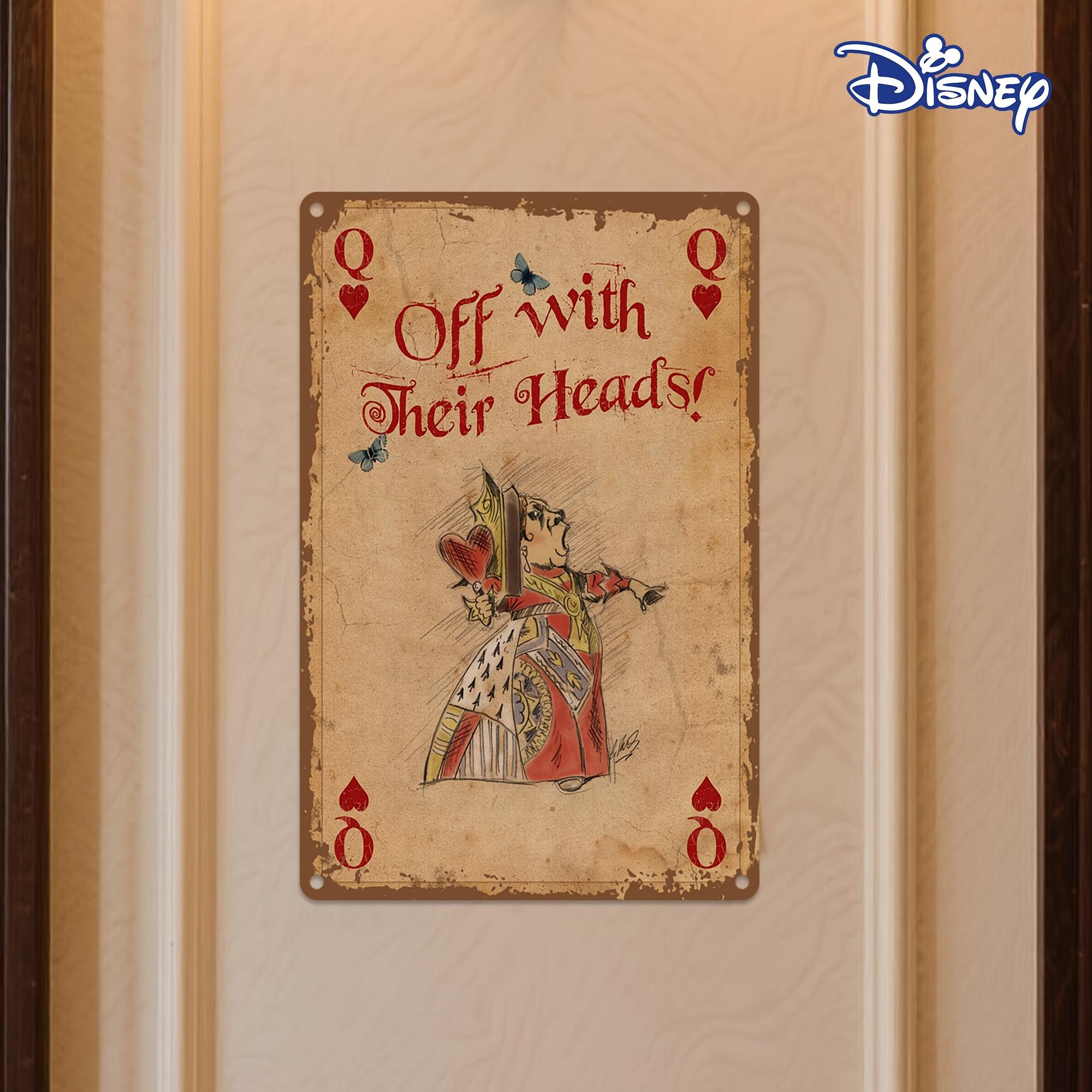 1 шт. Металлическая жестяная табличка Дисней Королева Червей - Винтажная Голову с плеч! Декор для стен - Вдохновленный Алисой в Стране Чудес Красный и Черный 20x30cm(7.8x11.8inch)
1 шт. Металлическая жестяная табличка Дисней Королева Червей - Винтажная Голову с плеч! Декор для стен - Вдохновленный Алисой в Стране Чудес Красный и Черный 20x30cm(7.8x11.8inch)