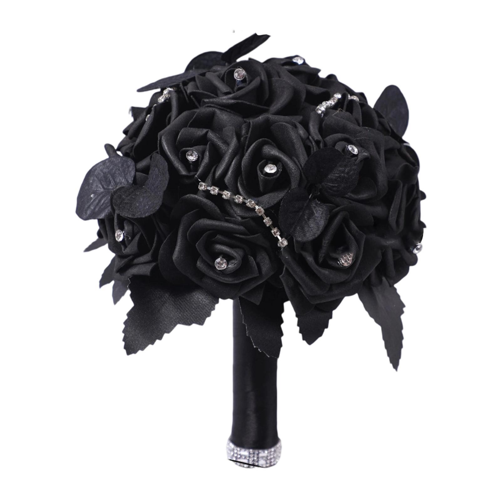 Artificial Rose Flowers Ornament Arrangement Bridal Collectible Black Leaves for Home Centerpiece Garden Holiday Embellishing чорний
Artificial Rose Flowers Ornament Arrangement Bridal Collectible Black Leaves for Home Centerpiece Garden Holiday Embellishing чорний