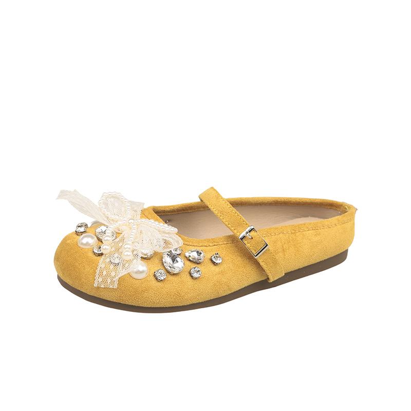 Fashion Women s Round Head Shallow Mouth Crystal Pearl Butterfly Knot Cow Suede Metal Buckle Soft Soled Non-slip Shoes 40 жёлтый
Fashion Women s Round Head Shallow Mouth Crystal Pearl Butterfly Knot Cow Suede Metal Buckle Soft Soled Non-slip Shoes 40 жёлтый