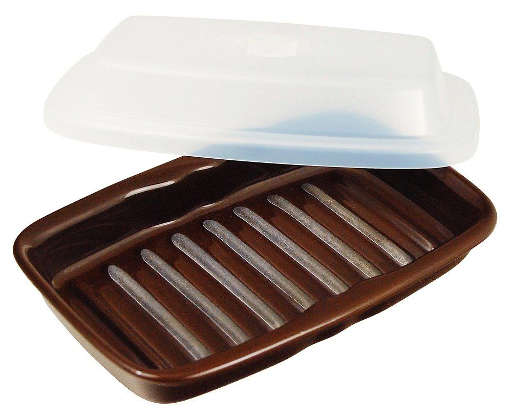 Kuriyama Microwave Heat Plate S Clear White & Brown MW-011
Kuriyama Microwave Heat Plate S Clear White & Brown MW-011