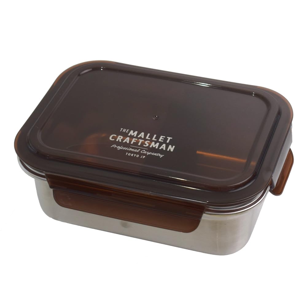 Sabu Marit Stainless Steel Lock Lunch 412219 4-Point Container, Large, Brown, Capacity 1200ml,
Sabu Marit Stainless Steel Lock Lunch 412219 4-Point Container, Large, Brown, Capacity 1200ml,