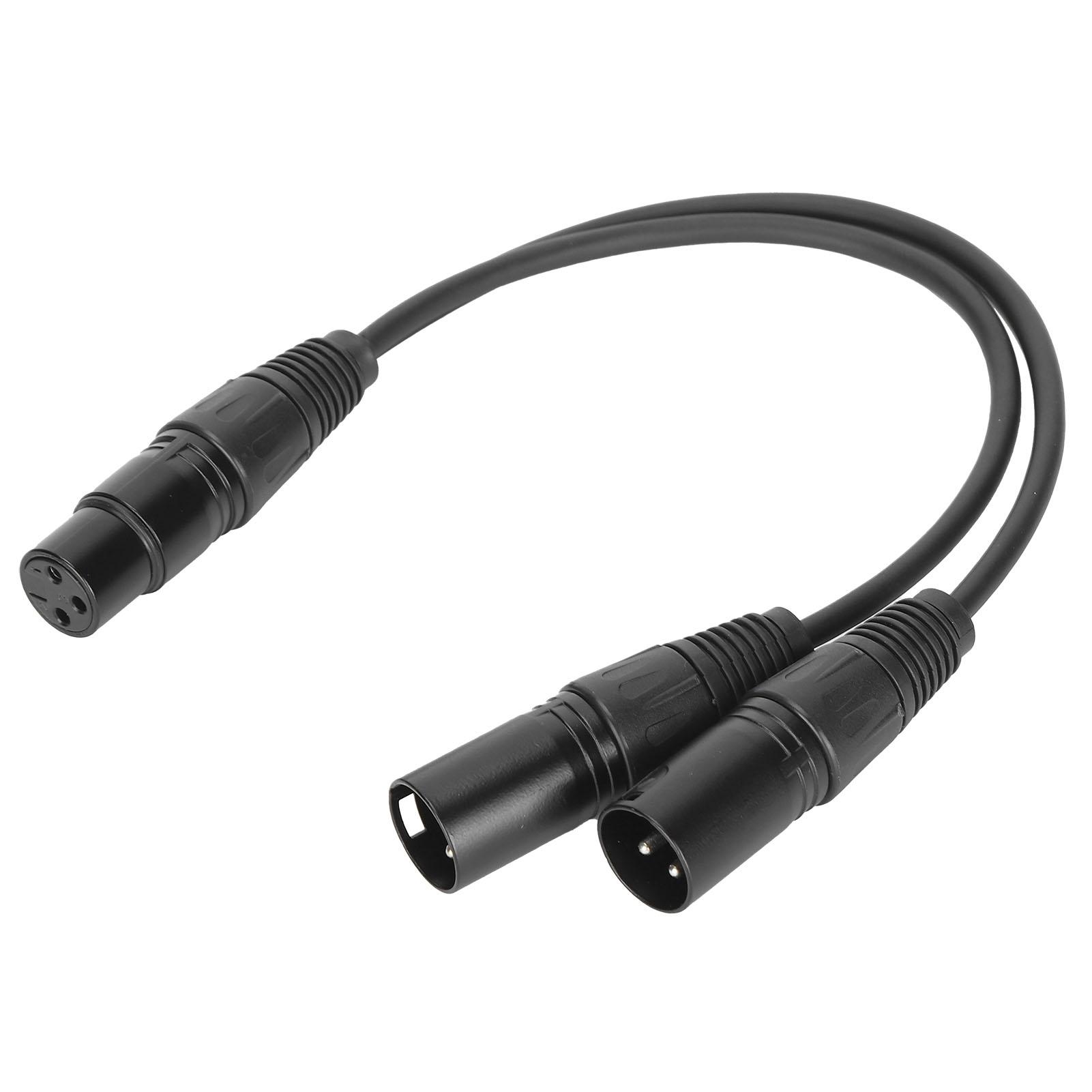 JORINDO JD6069 XLR Female to Dual XLR Male Cable YType Splitter Audio Microphone Cable 0.3M
JORINDO JD6069 XLR Female to Dual XLR Male Cable YType Splitter Audio Microphone Cable 0.3M