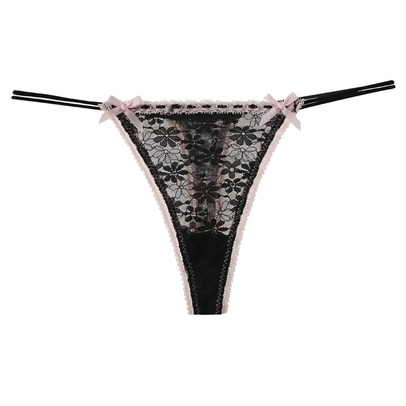 CINOON Women s Sexy Seductive Invisible Lace Thong Double Thin Strap Bow Ruffled Low Waist Lingerie Underpants L
CINOON Women s Sexy Seductive Invisible Lace Thong Double Thin Strap Bow Ruffled Low Waist Lingerie Underpants L