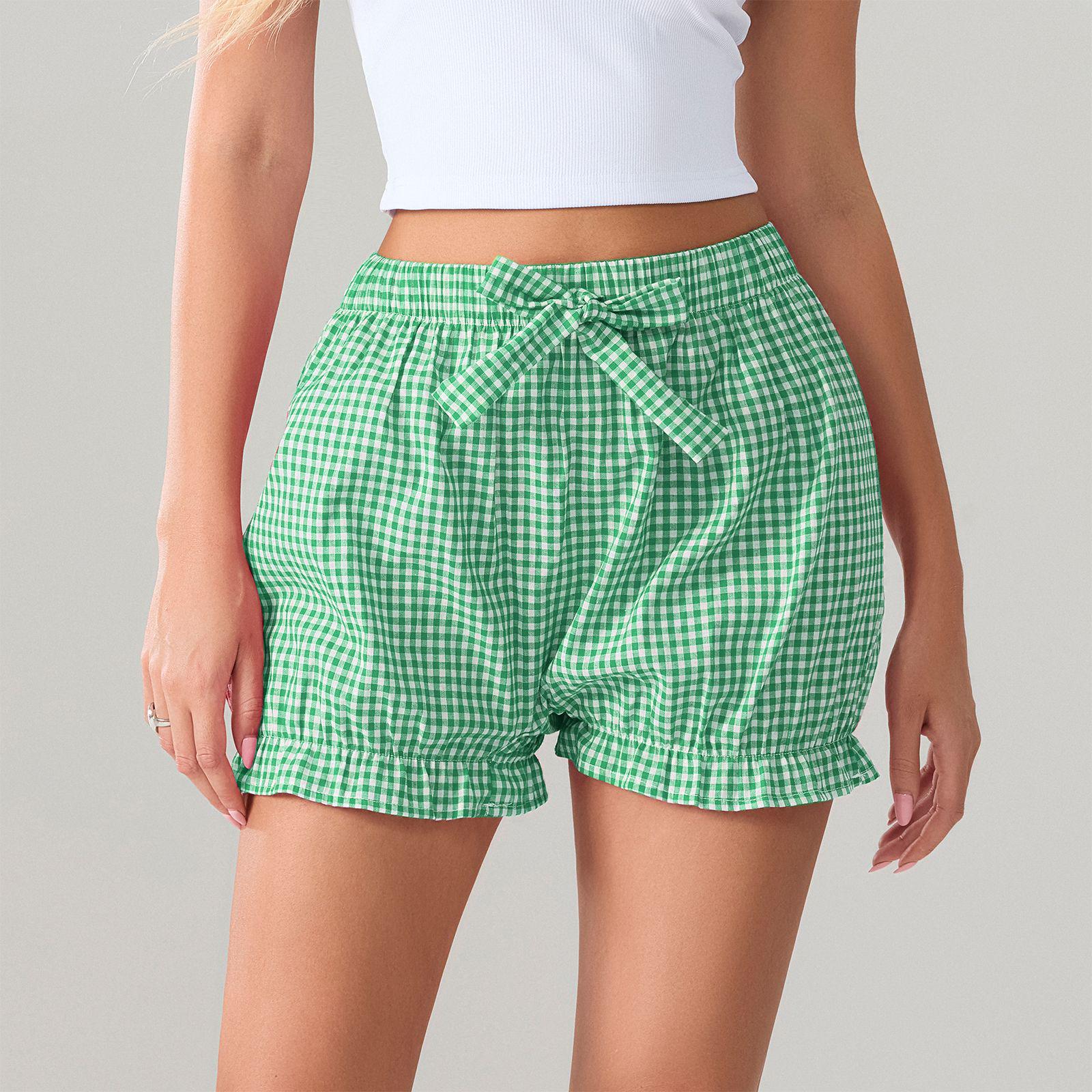 Европейские и американские клетчатые шорты с бантом для горячей девушки Large зелёный
Европейские и американские клетчатые шорты с бантом для горячей девушки Large зелёный