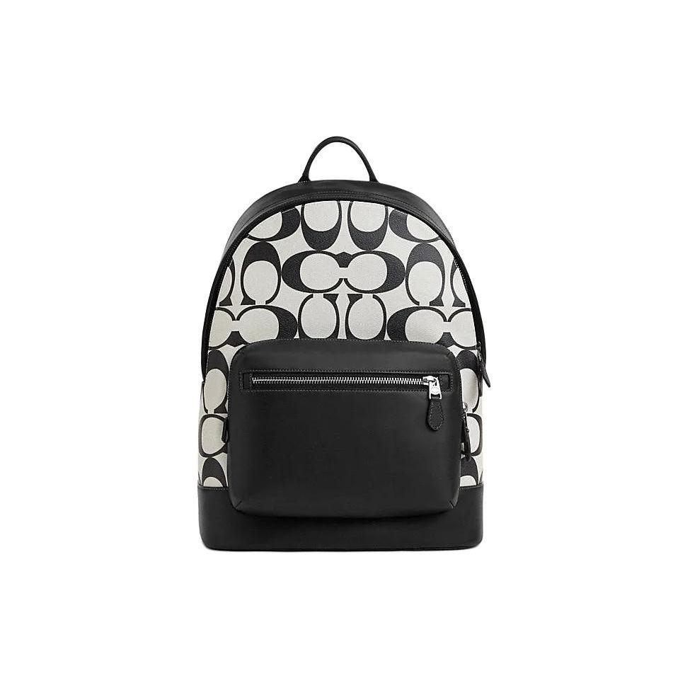 Coach West 32 Classic Monogram Large Capacity Zipper Closure Backpack Men Backpack Chalk-White Black CO920-SVWGH Basic Set (Bag+Dust Bag)
Coach West 32 Classic Monogram Large Capacity Zipper Closure Backpack Men Backpack Chalk-White Black CO920-SVWGH Basic Set (Bag+Dust Bag)