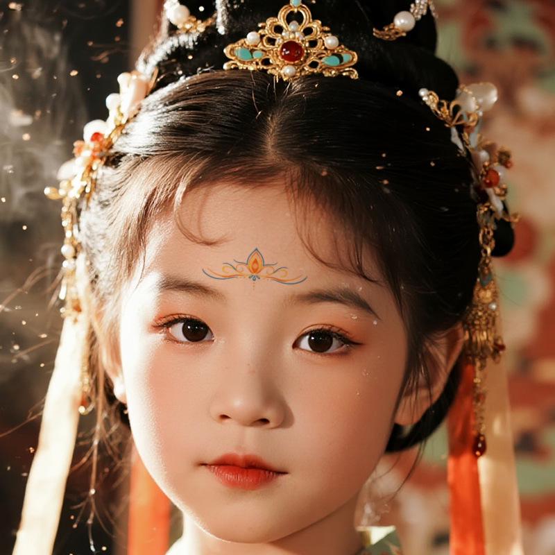 Non-Toxic Ancient Style Forehead Tattoo Stickers for Kids - Easy to Clean, High Appearance Value, Full of Atmosphere 7.5*12 cm
Non-Toxic Ancient Style Forehead Tattoo Stickers for Kids - Easy to Clean, High Appearance Value, Full of Atmosphere 7.5*12 cm