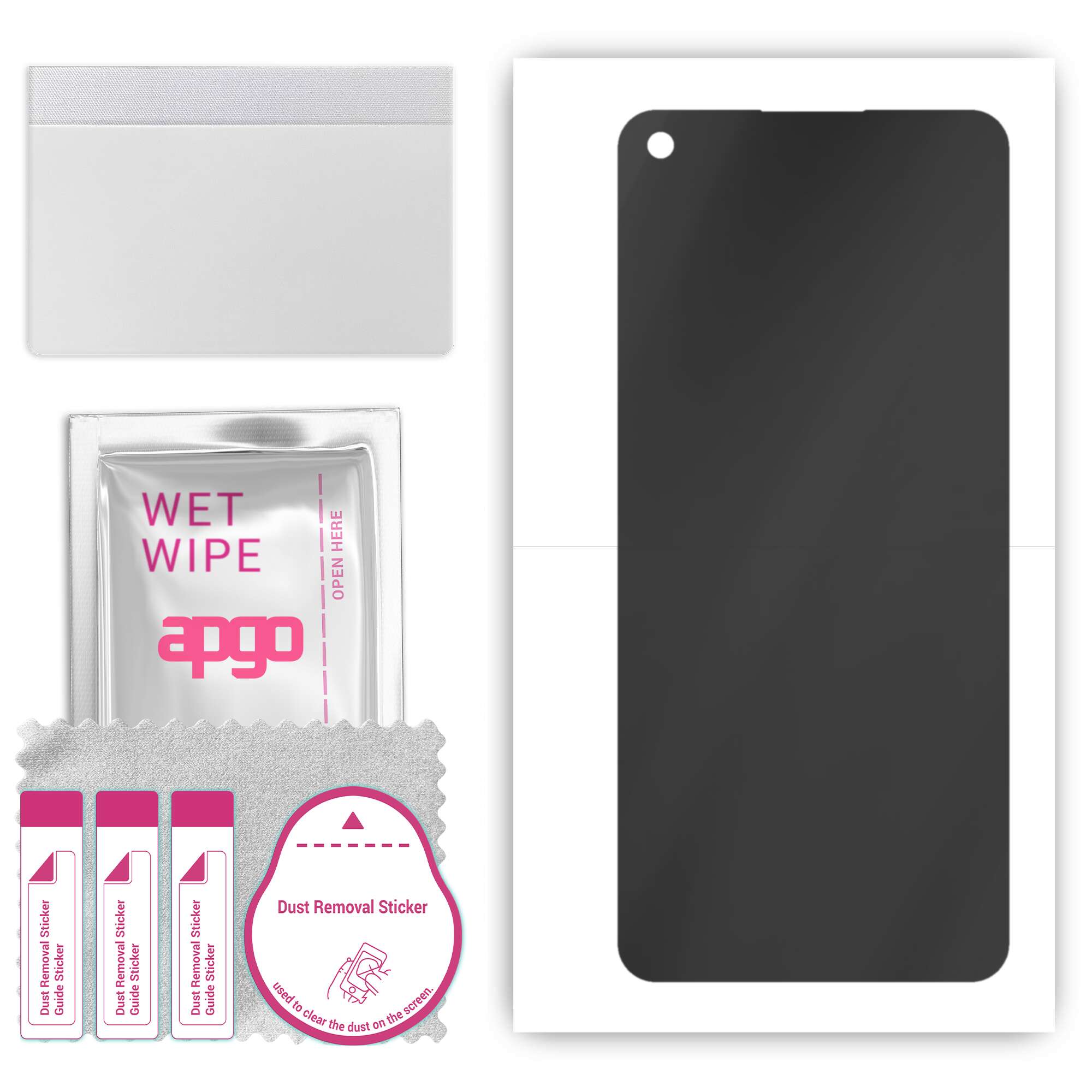 apgo Hydrogel Privacy Matte Screen Protector for Oppo Reno8 4G, Anti Spy, Hydrogel Film, Flexible, Soft TPU with positioning layer easy installation
apgo Hydrogel Privacy Matte Screen Protector for Oppo Reno8 4G, Anti Spy, Hydrogel Film, Flexible, Soft TPU with positioning layer easy installation