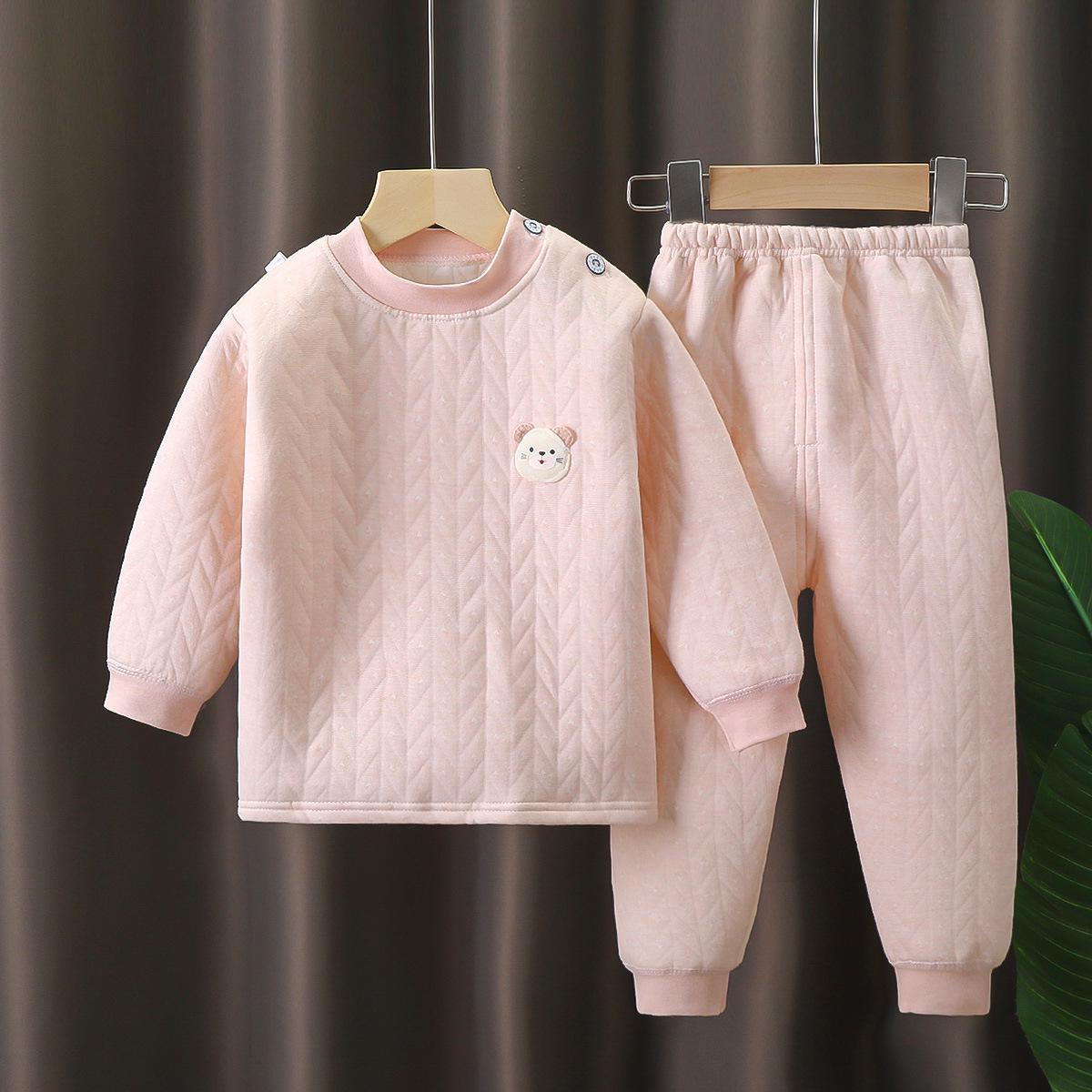 Kids Warm Quilted Cotton Autumn Clothing Set: Thickened Underwear for Boys & Girls 90cm
Kids Warm Quilted Cotton Autumn Clothing Set: Thickened Underwear for Boys & Girls 90cm