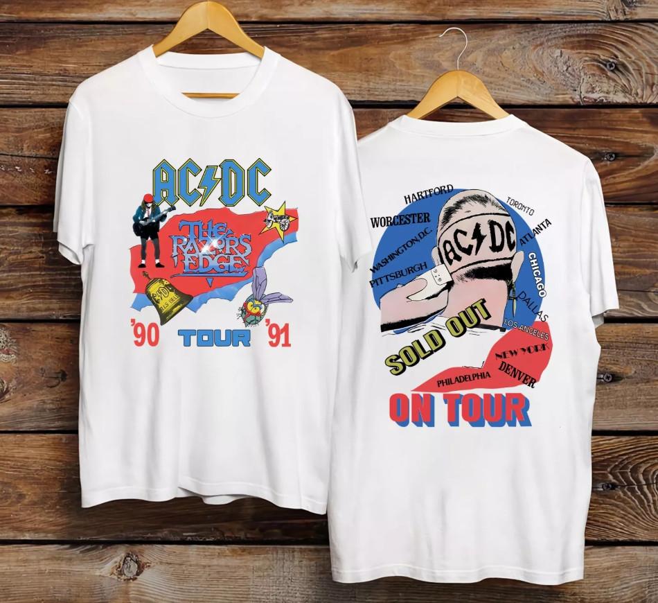 AC-DC The Razors Edge Tour 90-91 T-Shirt Unisex T-Shirt L
AC-DC The Razors Edge Tour 90-91 T-Shirt Unisex T-Shirt L