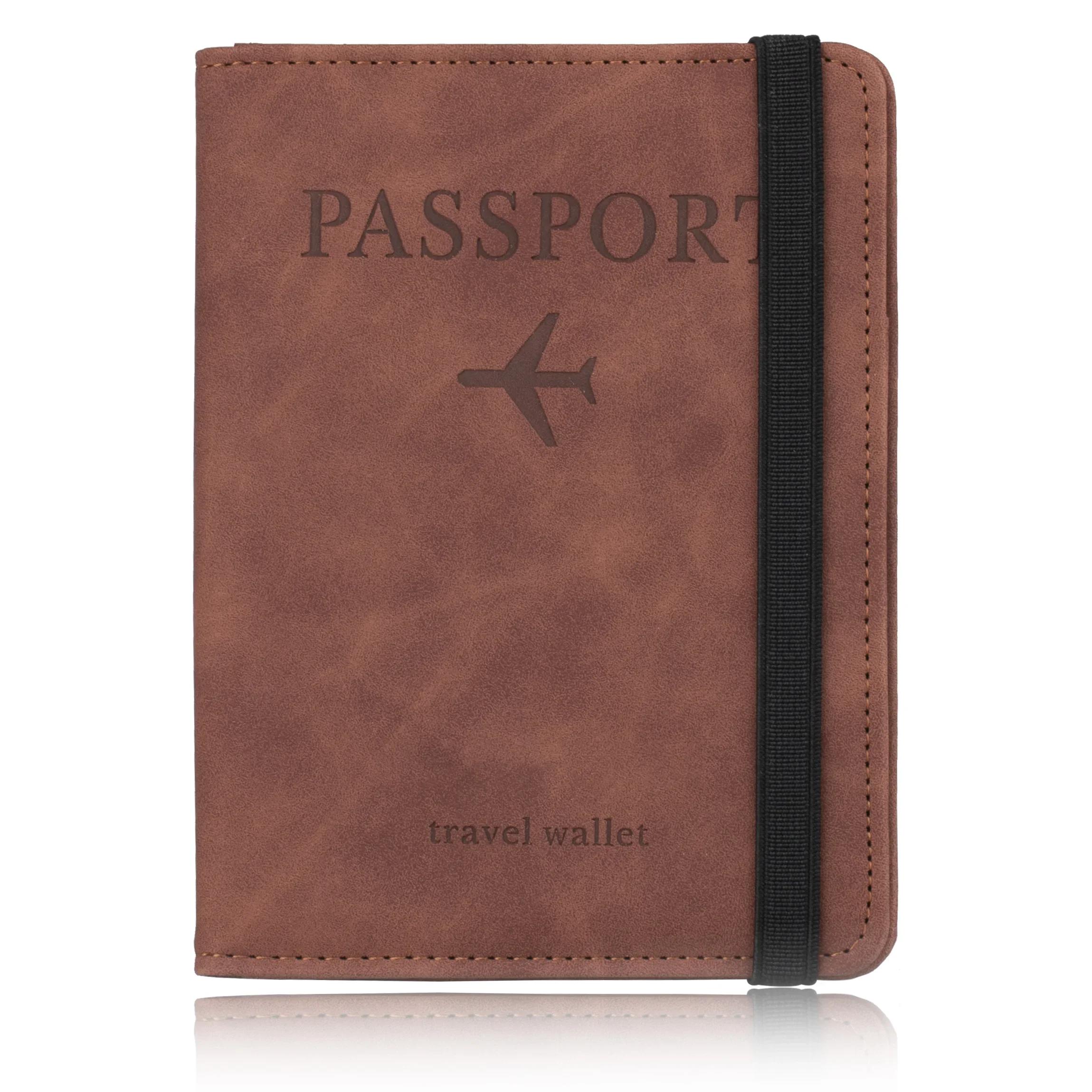 RFID Blocking Leather Card Case Passport Holder Cover Wallet Travel Accessories for Women Men
RFID Blocking Leather Card Case Passport Holder Cover Wallet Travel Accessories for Women Men