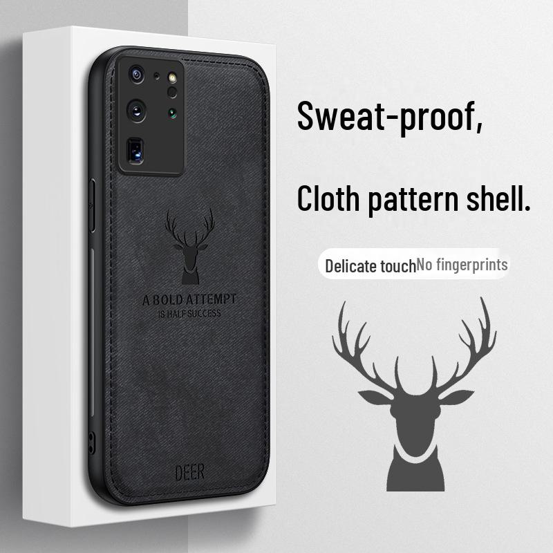 Elk Anti-Fall Protective Cover for Samsung Galaxy S20 Ultra/FE/S10/S9/S8 Cloth Pattern Case Samsung Note20 Ultra
Elk Anti-Fall Protective Cover for Samsung Galaxy S20 Ultra/FE/S10/S9/S8 Cloth Pattern Case Samsung Note20 Ultra