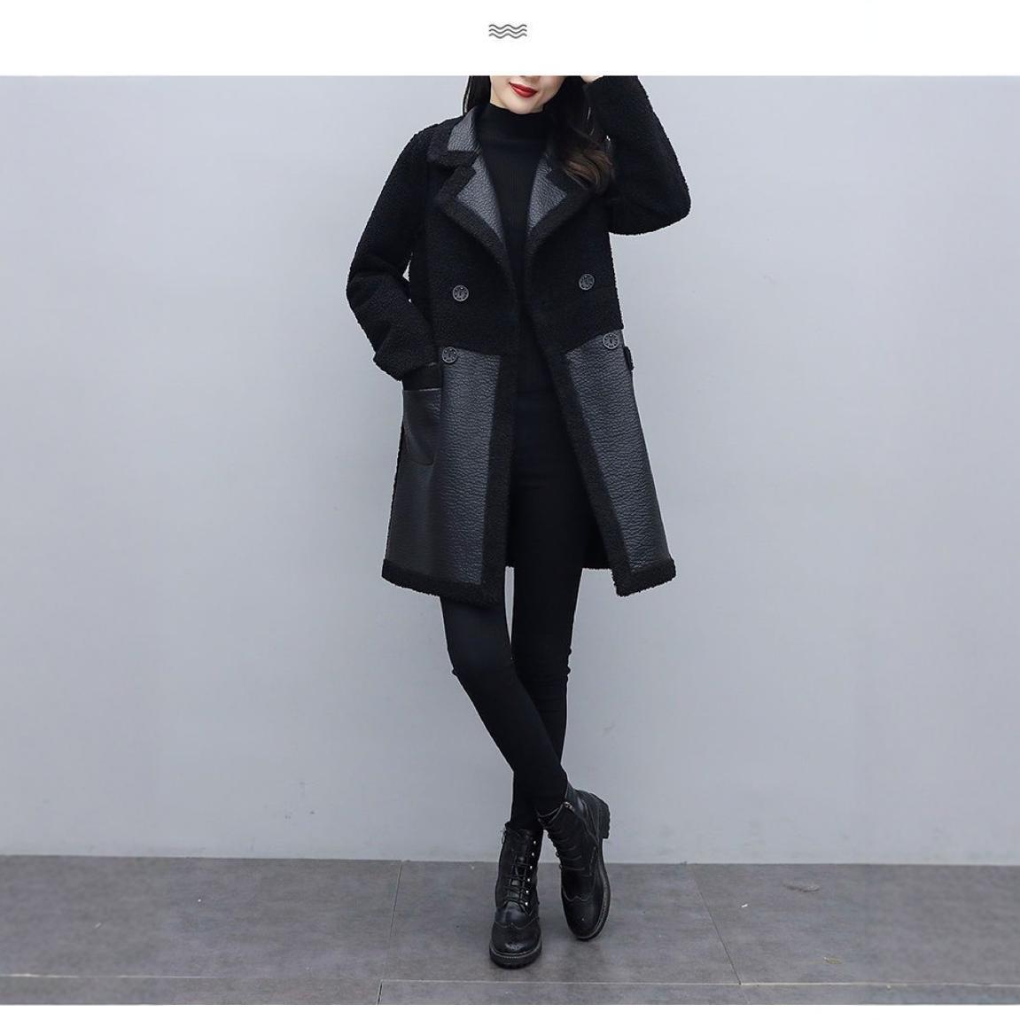 Vintage-Style Women s Mid-Length Leather & Fur Coat - Double-Sided, Fleece-Lined, Spliced Design S (suitable for 100-115 jin)
Vintage-Style Women s Mid-Length Leather & Fur Coat - Double-Sided, Fleece-Lined, Spliced Design S (suitable for 100-115 jin)