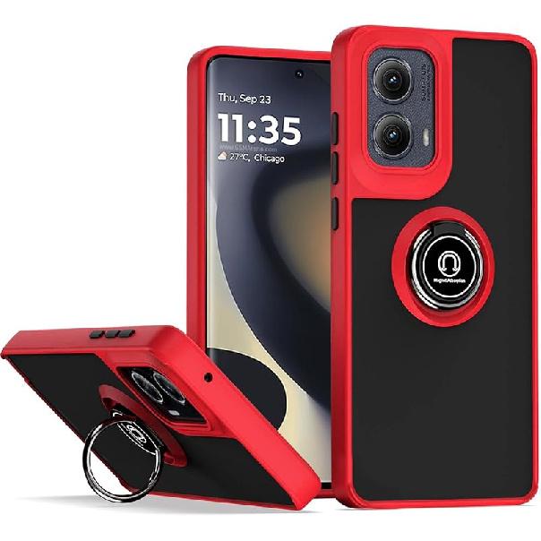 Чехол QUIETIP, совместимый с Motorola Edge 5G 2024, ТПУ + Жесткий ПК Противоударный Чехол-подставка с магнитным кольцом для крепления в автомобиле, Черный 6.6 Inches красный
Чехол QUIETIP, совместимый с Motorola Edge 5G 2024, ТПУ + Жесткий ПК Противоударный Чехол-подставка с магнитным кольцом для крепления в автомобиле, Черный 6.6 Inches красный