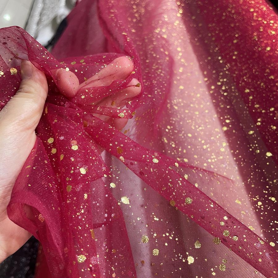 Bronzing Shiny Piece Soft Mesh Wedding Dress Formal Dress Designer Clothing Fabric Background Arrangement Mesh Fabric 1.5M&1M бордовий
Bronzing Shiny Piece Soft Mesh Wedding Dress Formal Dress Designer Clothing Fabric Background Arrangement Mesh Fabric 1.5M&1M бордовий
