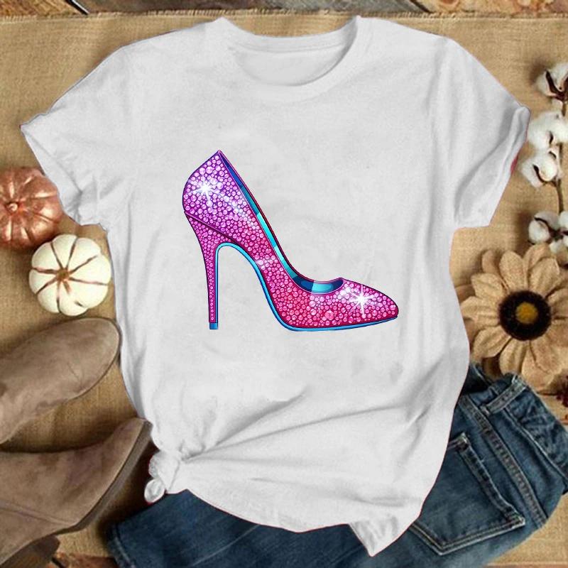 Модная розовая футболка с принтом на высоком каблуке, унисекс, свободный топ с коротким рукавом и круглым вырезом XXXL золотой
Модная розовая футболка с принтом на высоком каблуке, унисекс, свободный топ с коротким рукавом и круглым вырезом XXXL золотой