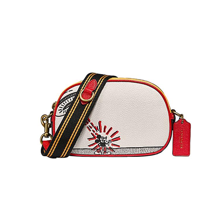 New COACH Disney Mickey Collaboration Leather Shoulder Bag, Camera Bag, Crossbody Bag Small Women s White & Red 6450-B4RRS 19.1*4.6*11.9CM
New COACH Disney Mickey Collaboration Leather Shoulder Bag, Camera Bag, Crossbody Bag Small Women s White & Red 6450-B4RRS 19.1*4.6*11.9CM