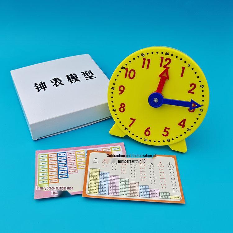 Teaching Clock for First & Second Grade: 12/24 Hour Recognition, Time Learning Tool with Two/Three Hands
Teaching Clock for First & Second Grade: 12/24 Hour Recognition, Time Learning Tool with Two/Three Hands