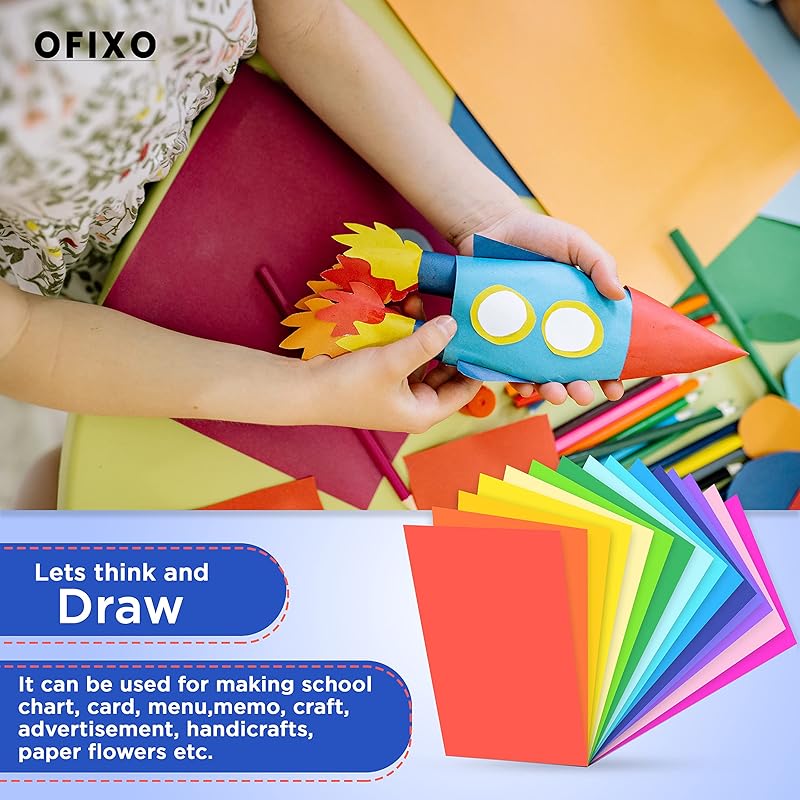 OFIXO A4 50 Coloured Sheets (10 Sheets each color) Copy Printing/Art and Craft Fluorescent Paper Double Sided Coloured O 4 красный
OFIXO A4 50 Coloured Sheets (10 Sheets each color) Copy Printing/Art and Craft Fluorescent Paper Double Sided Coloured O 4 красный