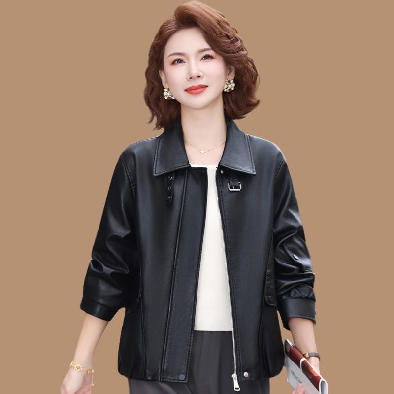 2026 Spring & Autumn Fashionable PU Leather Jacket for Young to Elderly Women - Loose Fit Shirt Style 3XL (Approx. 135-150 jin)
2026 Spring & Autumn Fashionable PU Leather Jacket for Young to Elderly Women - Loose Fit Shirt Style 3XL (Approx. 135-150 jin)