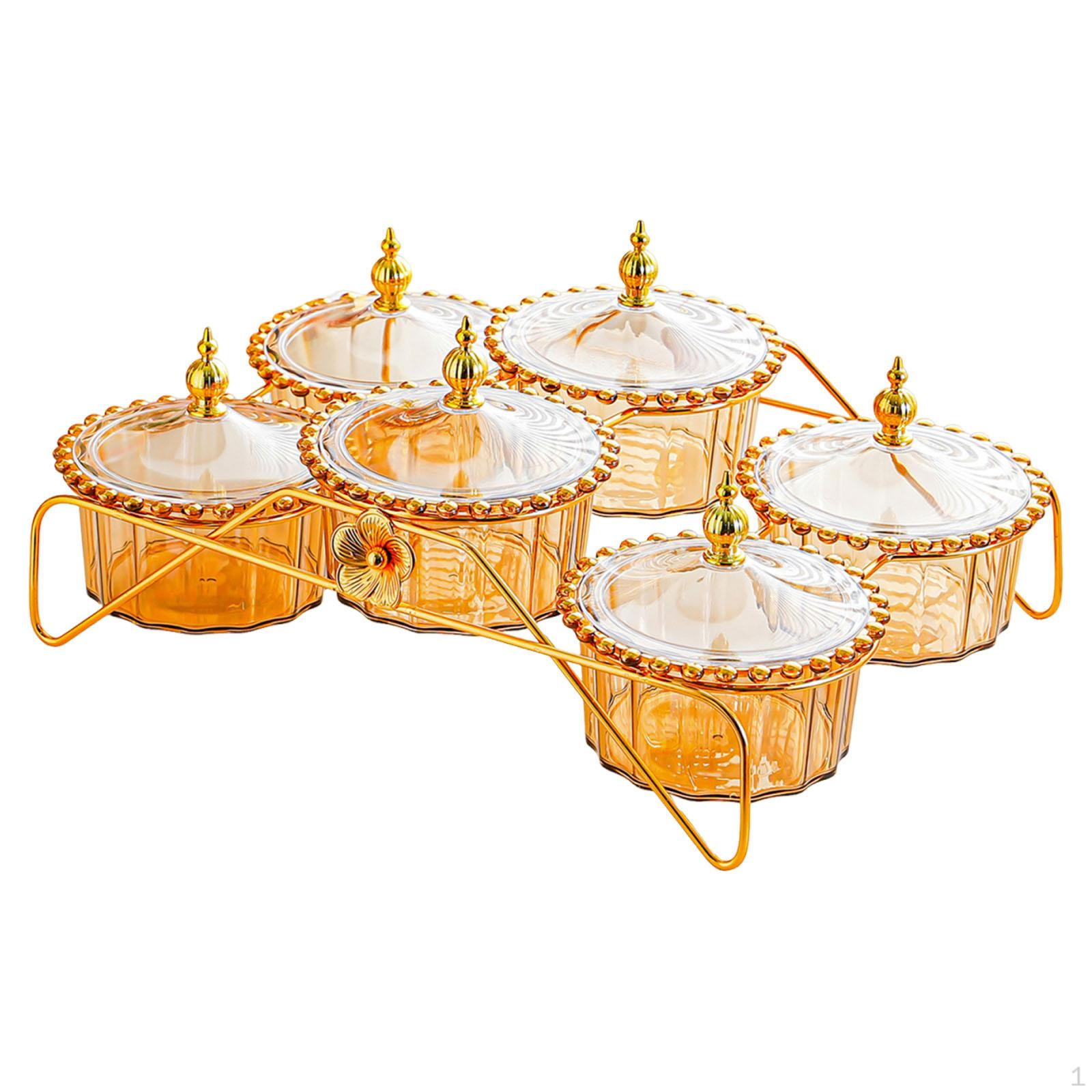 Snack Dried Fruit Dish Decorative Storage Container Food Tray for Nuts бурштин
Snack Dried Fruit Dish Decorative Storage Container Food Tray for Nuts бурштин