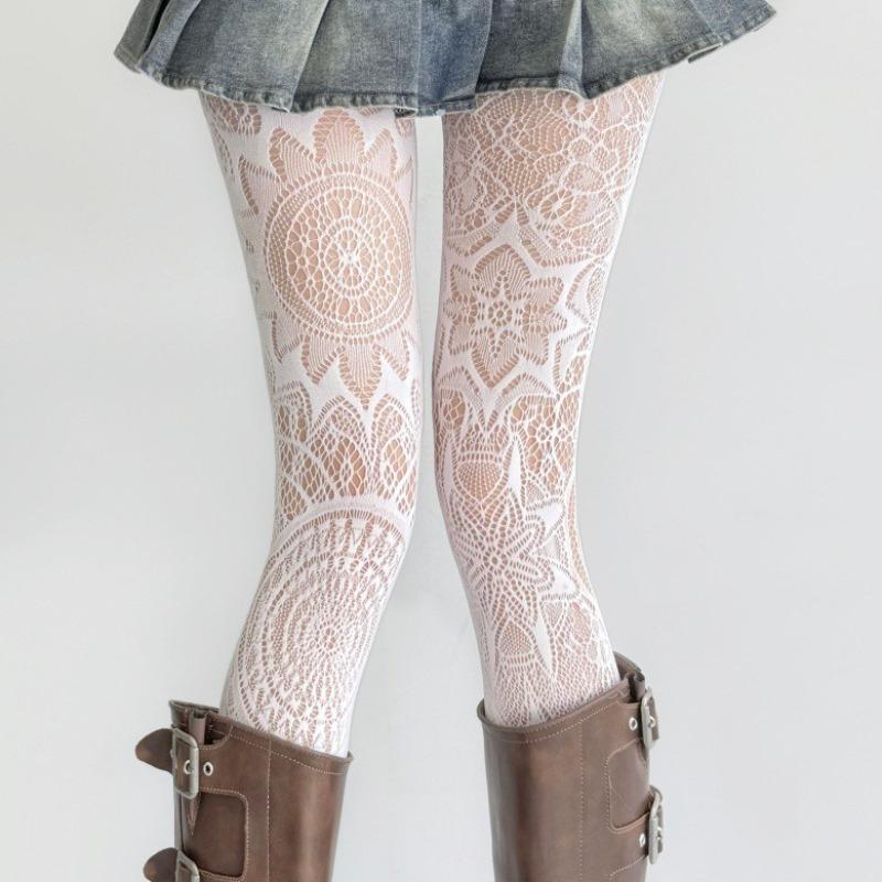 New Gothic White Tights Women Sexy Summer Thin Mesh Lace Fishnet Stockings Y2K Hottie Subculture Retro Style Jacquard Pantyhose One Size белый
New Gothic White Tights Women Sexy Summer Thin Mesh Lace Fishnet Stockings Y2K Hottie Subculture Retro Style Jacquard Pantyhose One Size белый