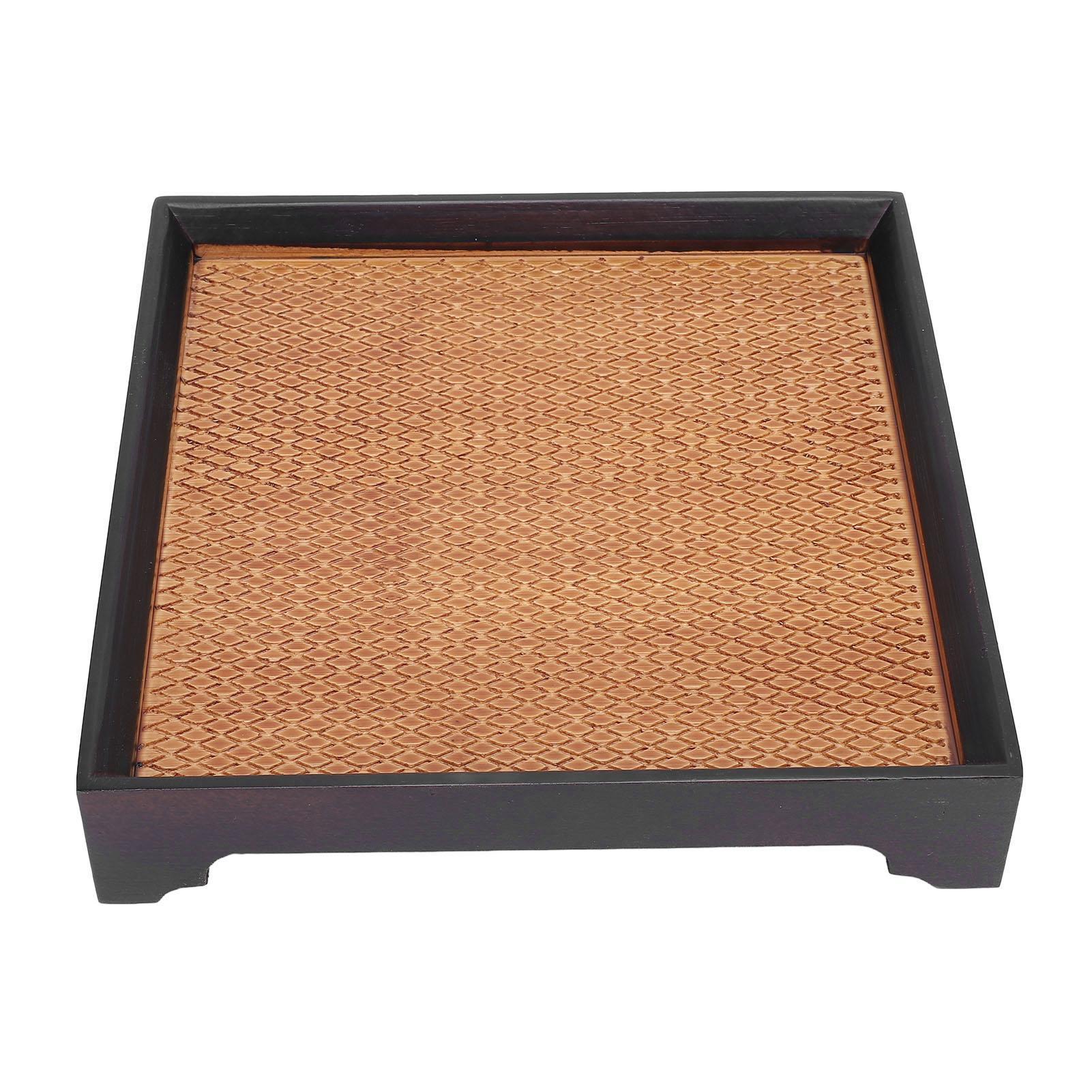 7.5in Square Tea Tray Small Tea Pot Holder Vintage Dessert Serving Tray Multifunctional Use for Home Office
7.5in Square Tea Tray Small Tea Pot Holder Vintage Dessert Serving Tray Multifunctional Use for Home Office