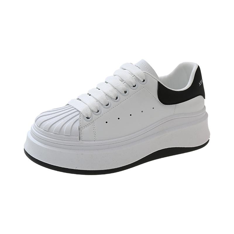 Маленькие белые туфли Shell Head, женские весенние новые универсальные студенческие кроссовки на толстой подошве с увеличенной подошвой 40 чёрный
Маленькие белые туфли Shell Head, женские весенние новые универсальные студенческие кроссовки на толстой подошве с увеличенной подошвой 40 чёрный