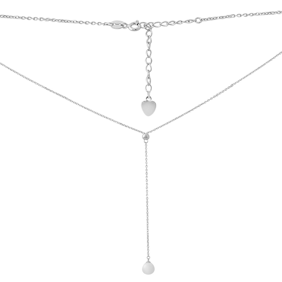 Silver necklace with natural pearls, item weight 3.34 g (2159223) 35-40cm білий
Silver necklace with natural pearls, item weight 3.34 g (2159223) 35-40cm білий