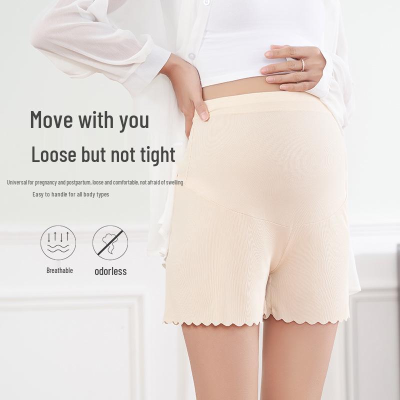 Ice Silk Maternity Shorts: Thin, Belly-Supportive, Three-Quarter Outdoor Wear, Summer Style, Loose-Fit, Anti-Exposure Leggings. XXL
Ice Silk Maternity Shorts: Thin, Belly-Supportive, Three-Quarter Outdoor Wear, Summer Style, Loose-Fit, Anti-Exposure Leggings. XXL