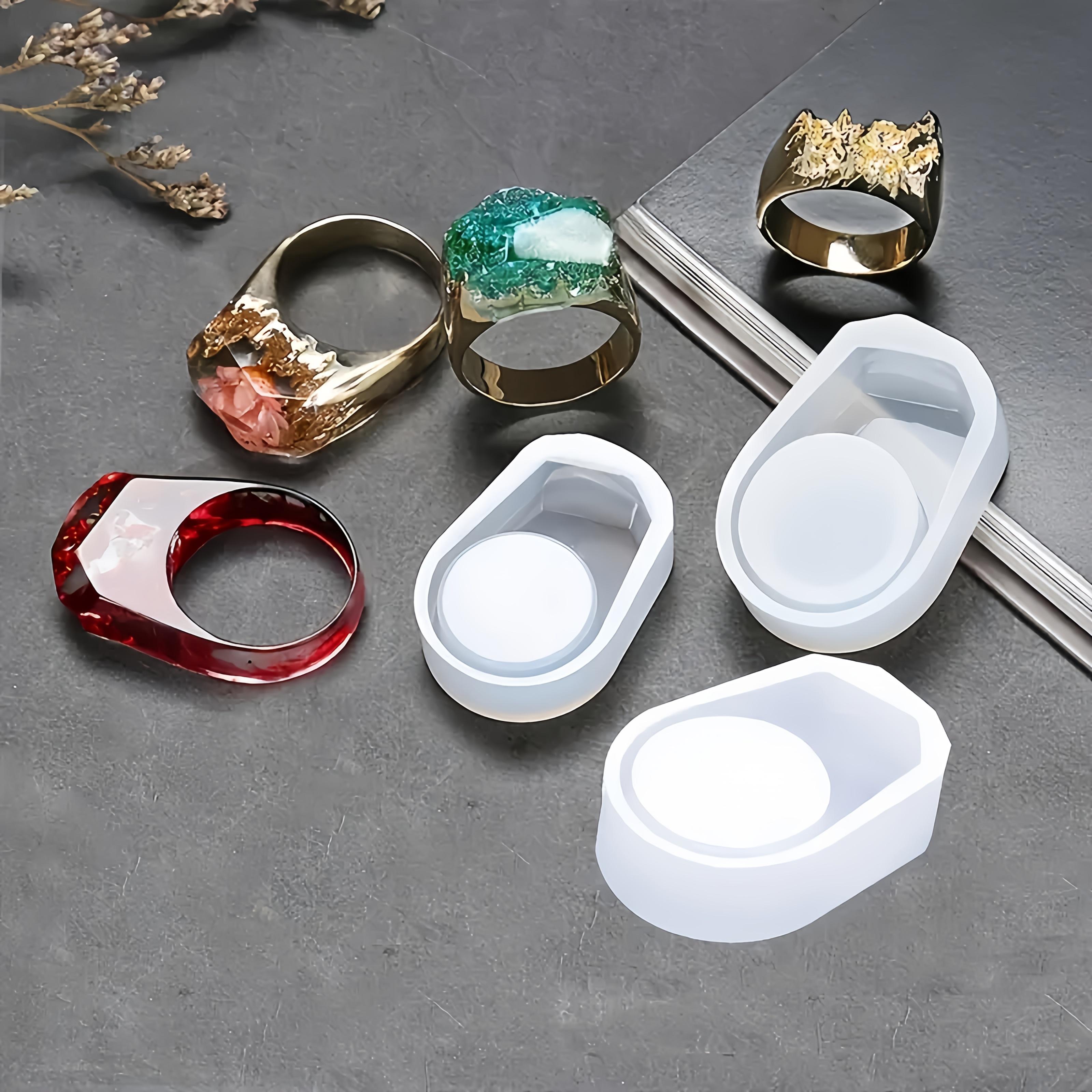 3pcs Silicone Ring Molds for Epoxy Resin, DIY Crystal Jewelry Production, 3 Different Sizes of Ring Molds, Handmade Casting Molds, Jewelry Accessories 3pcs
3pcs Silicone Ring Molds for Epoxy Resin, DIY Crystal Jewelry Production, 3 Different Sizes of Ring Molds, Handmade Casting Molds, Jewelry Accessories 3pcs