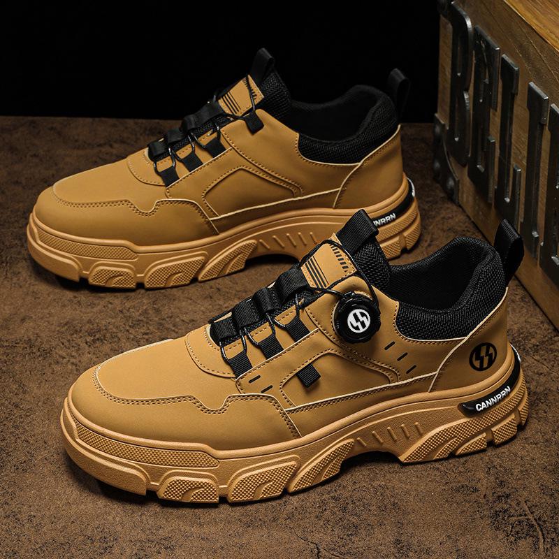 Autumn Men s Breathable Work Shoes - Trendy All-Match Martin Boots and Thick-Soled White Casual Sneakers 43
Autumn Men s Breathable Work Shoes - Trendy All-Match Martin Boots and Thick-Soled White Casual Sneakers 43