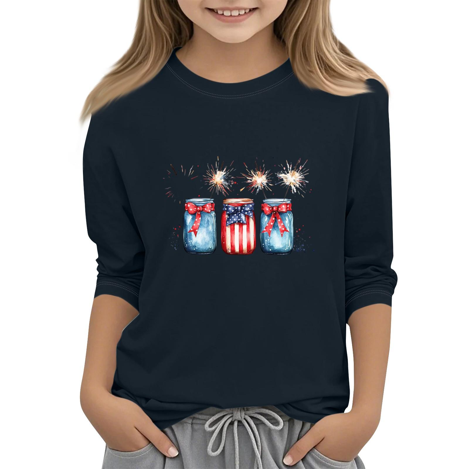 Children s Round-Neck Independence Day Three-Quarter Sleeve Casual T-shirt Top 110 тёмно-синий
Children s Round-Neck Independence Day Three-Quarter Sleeve Casual T-shirt Top 110 тёмно-синий