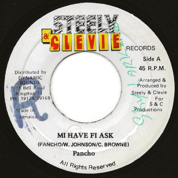 7inch Record PETER WHITE PANCHO Mi Have Fi Ask NONE Steely Clevie 1992 Jamaica Reggae Ska Dub Used
7inch Record PETER WHITE PANCHO Mi Have Fi Ask NONE Steely Clevie 1992 Jamaica Reggae Ska Dub Used