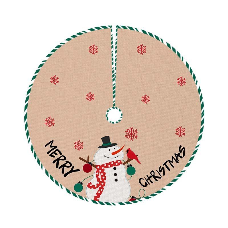 Christmas Tree Skirt Printing Ornament Party Set Decorator Circular Carpet Home Festival Atmosphere Props Fabric Arrangement 90cm
Christmas Tree Skirt Printing Ornament Party Set Decorator Circular Carpet Home Festival Atmosphere Props Fabric Arrangement 90cm