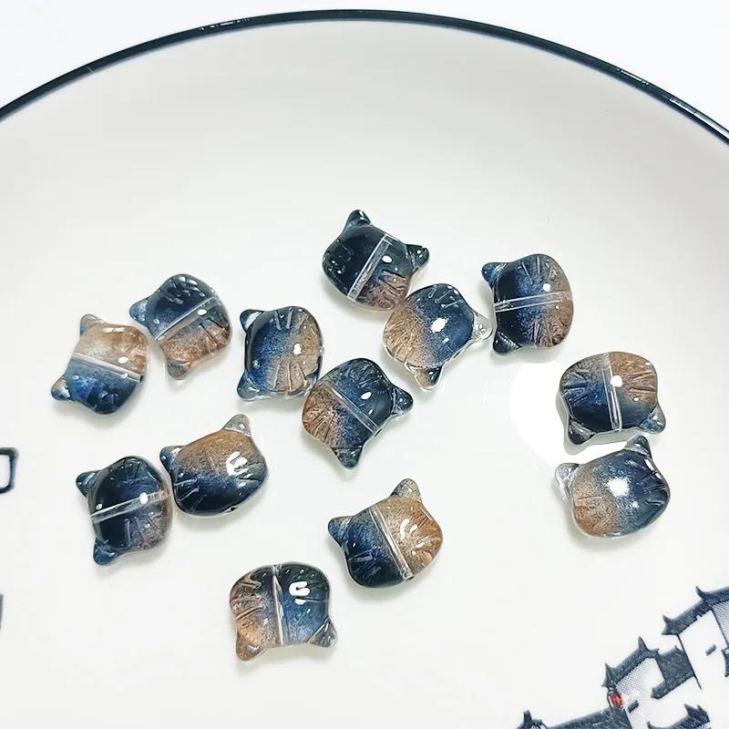 DW12 20Pcs Glass Creativity Cat Head Beads Cute Straight Hole Lampwork Bead DIY Bracelets Necklace Earring DIY Accessories 11mmx13mm(20pcs)
DW12 20Pcs Glass Creativity Cat Head Beads Cute Straight Hole Lampwork Bead DIY Bracelets Necklace Earring DIY Accessories 11mmx13mm(20pcs)