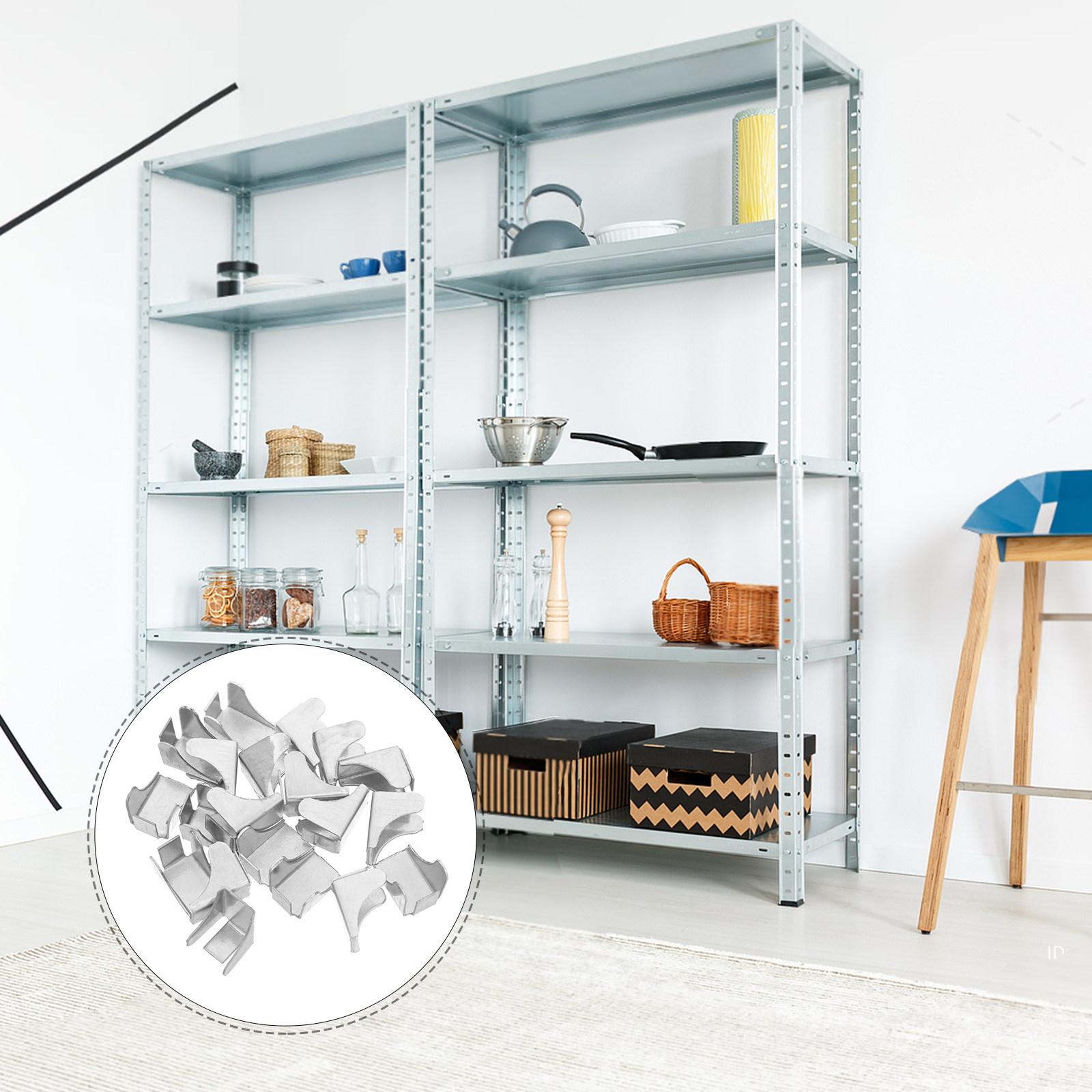 20Pcs Reliable Metal Shelf Clips Universal Fit Cabinet Shelf Support Bracket for Bookcase Office Storage Garage Shelving other
20Pcs Reliable Metal Shelf Clips Universal Fit Cabinet Shelf Support Bracket for Bookcase Office Storage Garage Shelving other