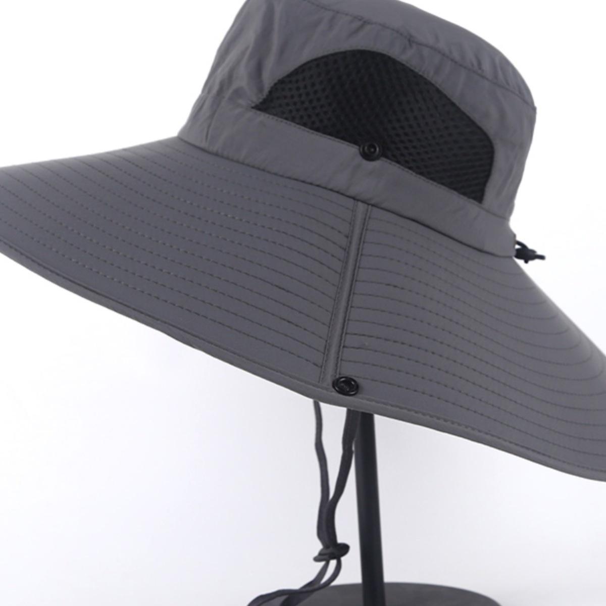 Men s Large Brim Sun Hat - Summer Outdoor Fishing Hat with UV Protection 15 cm Brim Half Mesh Fisherman Hat - Dark Gray
Men s Large Brim Sun Hat - Summer Outdoor Fishing Hat with UV Protection 15 cm Brim Half Mesh Fisherman Hat - Dark Gray