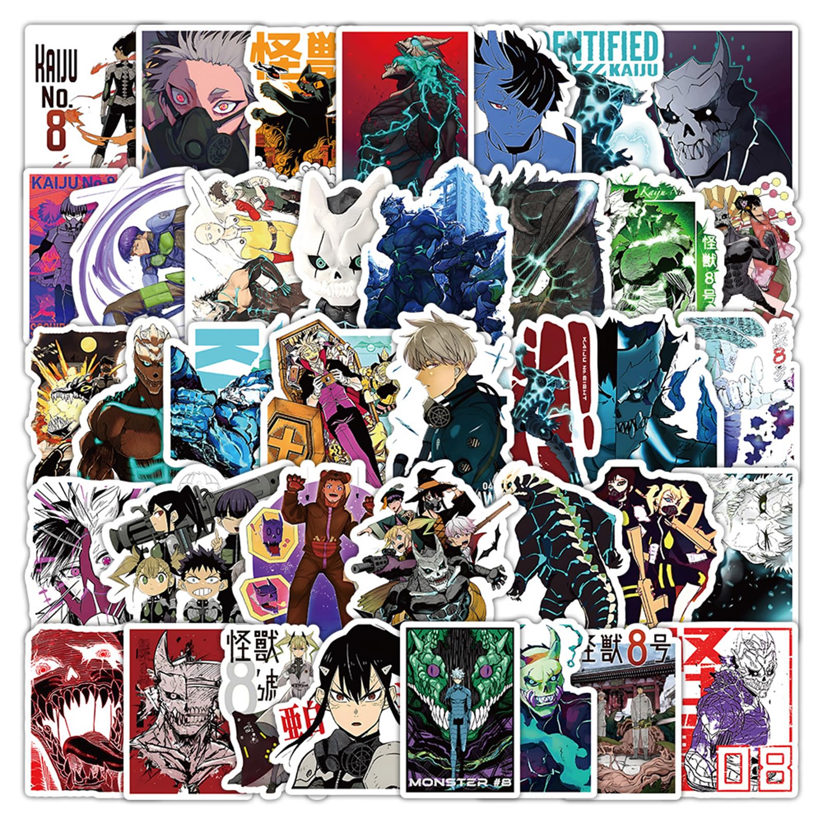 Anime Monster 8 PVC Bicycle Stationery Suitcase Cute Photo Popular Anime Character Miscellaneous Birthday Gifts No. Stickers, 53-Piece Set,
Anime Monster 8 PVC Bicycle Stationery Suitcase Cute Photo Popular Anime Character Miscellaneous Birthday Gifts No. Stickers, 53-Piece Set,